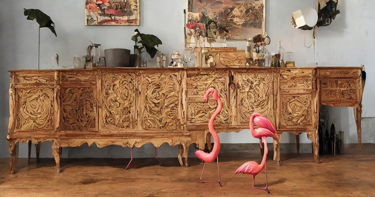 Fra kedelige træmøbler til stilfulde mesterværker: Mød flamingobrænderen, der forvandler dit hjem